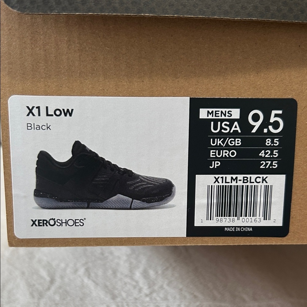 Xero Men's X1 Low Barefoot Basketball Shoes Size 9.5 - Picture 2 of 8